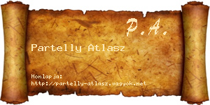 Partelly Atlasz névjegykártya